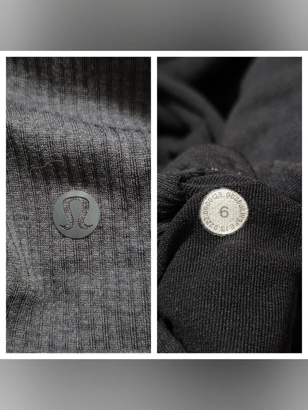lululemon Ebb to Street Short Sleeve Shirt Black Size 6